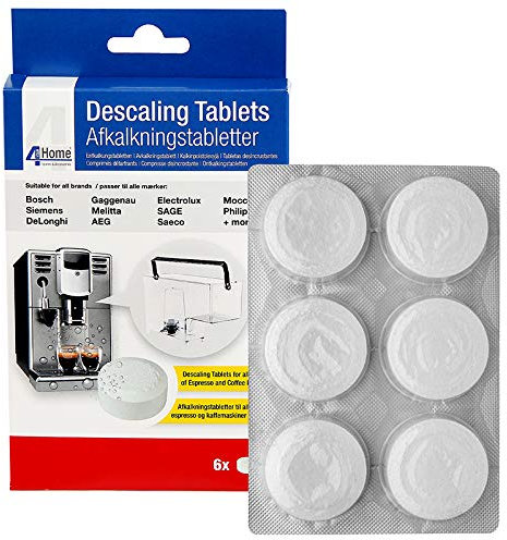 4YourHome Coffee Machine Maker Descaling Tablets - Suitable for All Big Brands - 6PK