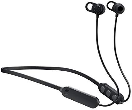 Skullcandy Jib+ Wireless In-Ear Earbuds with Microphone for Hands-Free Calls, 6-Hour Rechargeable Battery, Included Ear Gels for Noise Isolation, Black