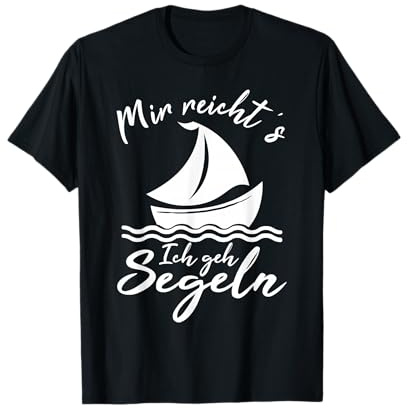Segeln Boot Kapitän Skipper Segelboot Wasser Geschenk T-Shirt