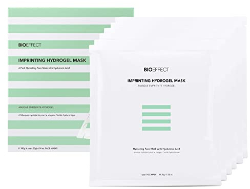 Bioeffect Imprinting Hydrogel Face Mask | Soothing Two-Part Hydrogel Mask for Intense Hydration, Plumper & Smoother-Looking Skin, 6 Masks