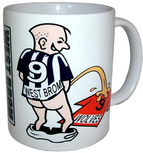 Wee On Funny Football Team Shirt Midlands Fan Rivalry Tea Coffee Mug (West Brom (weeing on Wolves))