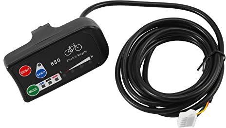 Wobekuy Led Anzeige 24 V 36 V 48 V Elektrische Fahrrad KT LED LED 880 E-Bike Control Panel Display Elektrische Fahrrad Teile für Kontrolleur