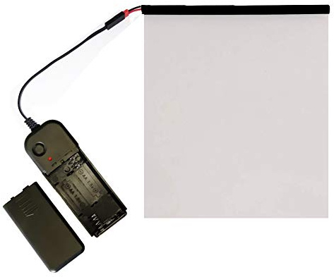 Switchable Adhesive Smart Film PDLC Electronic Smart Tint Glass Sticker for Home Office Window, 6Inch x 8.2Inch
