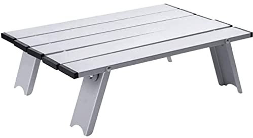 OLOTU Mini tavolo pieghevole ultraleggero, tavolo multifunzione per campeggio/picnic/escursionismo, tavolo da picnic pieghevole con borsa per il trasporto
