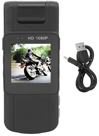 KIMISS L11 Mini Body Camera, 1080P Wearable Cameras, Body Mounted Camera for Meeting Law Enforcement, Hidden Body Worn Cam Bike Camera for Cycling Home Office Security