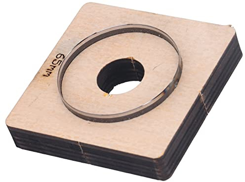 Leder Stanzwerkzeug, Leder Werkzeug, Kreisförmige Stanzform 65 mm Durchmesser Runde Stanzform aus Legiertem Stahl Stanzer Kreis Stanzen Für Stanzmaschine für Leder, Kunststoff, Stoff