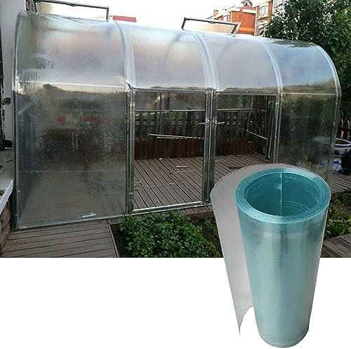 Dachplatten aus Polycarbonat Polycarbonatplatten, Polykunststoff-Dachpaneel für Vordach-Wintergarten, 0,8 mm Glasfaser-Tageslichtpaneel, UV-Schutz, regenfest, für Gewächshaus, Frühbeetverkleidung, le