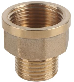 Accesorios Reductores de 20 Mm a 15 Mm 7 × 7 × 3 Adaptador Reductor de Buje Hexagonal para Tubería de Agua de Latón de 1 Pieza 1 Rosca Macho de 2 Bspt y Rosca Hembra de 3 4 Bspt
