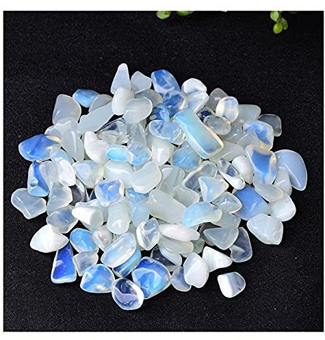 ICXLPMC Bijoux en Pierre 100g 10-15mm Opale Naturelle Gravier en Vrac Pierres tombées Cristal Pierres Naturelles et Bijoux en Pierre Collecte à Domicile