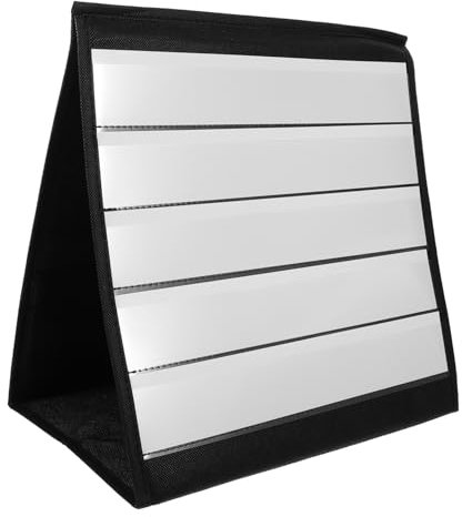 DIYEAH 1satz Klassenraum Tischpocketchart Doppelseitiger Kartenhalter Für Tägliche Planung Und Für Lehrer Bibliotheken Und Schwarz