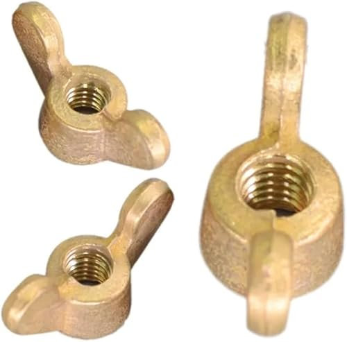 Flügelmuttern, Schmetterlingsflügelmutter, 1/3/5 Stück M4 M5 M6 M8 M10 M12 M14 M16 Schmetterlingsmutter, handverstellbare Flügelmuttern, Kupfer-Hardware-Mutter(M16 1pcs)