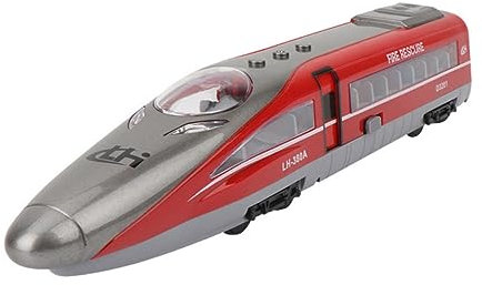 CLISPEED Hochgeschwindigkeits-eisenbahnmodell Spielzeug Für Junge Mädchen Pull Back Toy Simulations Eisenbahn Kinderspielzeug Frühen Bildung Lichtfunktion