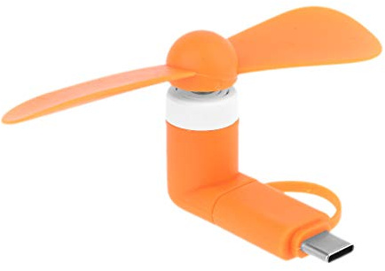 DIIOOMIEEU Ventilateur USB de type C pour tablette Powerbank de type C