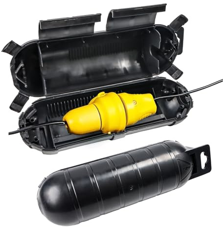 Feirdhoo Lot de 2 Boite Etanche Electrique Exterieur IP44, Cache Prise Exterieure Etanche épaisse, Boitier Protection pour Rallonge Exterieur