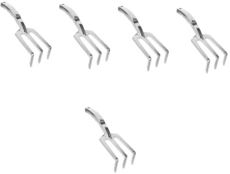 5 Pièces Râteau de Jardin Outil Multifonction pour Jardinage pour Planter Désherber Aérer Sol Outil Pratique Durable pour Amateurs de Jardinage