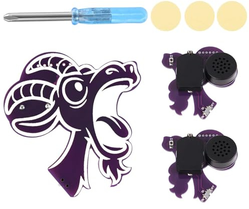 BTFO 3pcs Générateur de Bruit Chèvre Hurlante, Apparence Chèvre Hurlante en Violet 8 Sons Cri Drôles Accessoire Blague Caché pour Cadeau de Blague à la Maison et à L'École