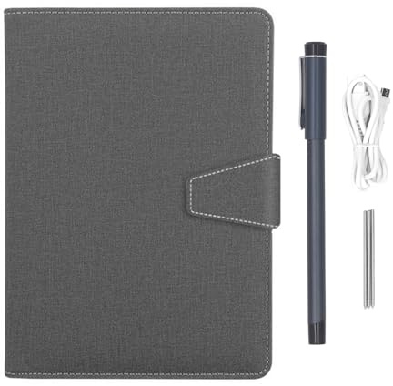 Annadue Notebook Numérique avec Smart Pen, 3 en 1 OCR Reconnaissance Réel Sync, Bluetooth 5.0 Smartpen Set pour Android, Stockage Hors Ligne et lecture. (GRAY)