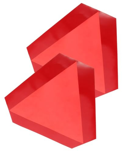 NUOBESTY Segnale Triangolare Riflettente 36x41 Cm in Alluminio con Pellicola Adesiva Riflettente, Cartello di Movimento Lento per Veicoli, Segnale di Sicurezza per Auto e Mezzi Lenti,