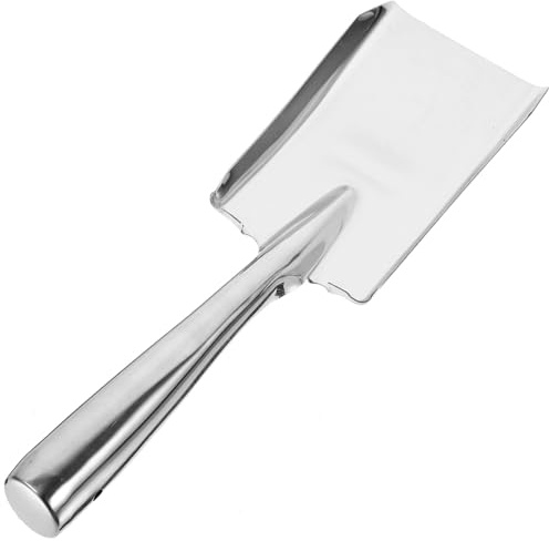 TOYANDONA Pala Multifunzionale in Acciaio Inox 304 per Giardino e Campeggio, Vanga Spessa per Piantare Ortaggi e Fiori, Strumento Resistente e Compatto per Trapianto e Diserbo