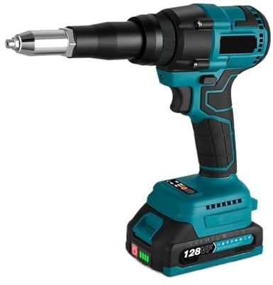 Sparachiodi, Pistola For Rivetti Elettrica Senza Spazzole Da 1000 W 588 N.m Utensili Elettrici For Dadi For Rivetti Efficienti Senza Fili Da 3,2-4,8 Mm For Batteria Da 18 V(Without Battery)