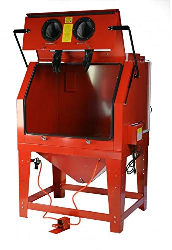 Varan Motors SB990L Sandstrahlkabine, Mikrostrahlanlage, Profi-Hülsenstrahlanlage 990 Liter mit Zubehör