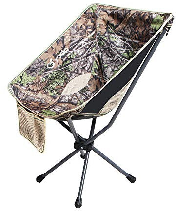 WANGLXFC Tragbar Faltstuhl Klappbar Campingstuhl Ultraleicht Angelstuhl Moonchair Camping Hocker mit Rückenlehne, Tragetasche für Angeln, Wandern, Picknick, bis zu 100kg Unisex, B