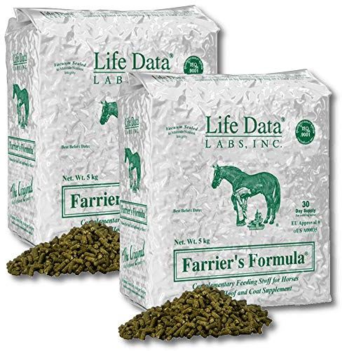 Life Data Labs Farriers Formula Original 2 x 5 kg cibo per cavalli per la crescita degli zoccoli