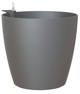 Maceta San Remo Mate 36cm Auto-Riego Blanco