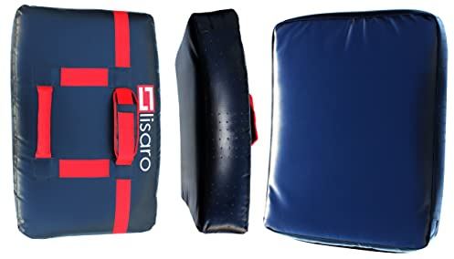Lisaro Profi Schlagkissen Kampfsport, Schlagpolster Kickboxen Trittkissen Trittschlagpolster Kick Shield, Trainerpratzen Schlagpratze für Karate, MMA, Muay Thai, Thaiboxen, Taekwondo