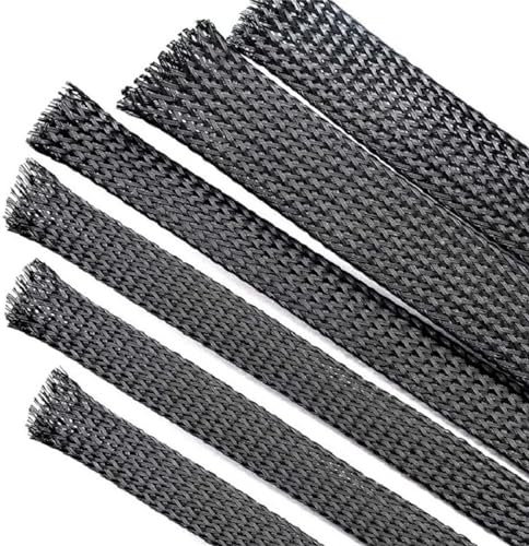 Spiral Wickeln Insulated Braid Tight Mesh Tube 1 Meter 10 Meters Black Nylon 1mm to 100mm Expandable Wrapping Cable Sleeve Wire Sleeving Spiral Schlauch Abdeckung (Size : 50mm Inside Diameter, Color