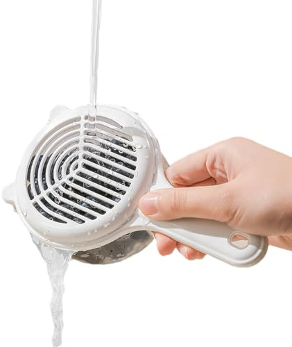 Escurridor de arándanos, cuenco para lavar bayas | Cuenco de drenaje de arándanos con tapa y asa - Cuenco para servir frutas y verduras con orificio para colgar para cereza, uva verde y tomate cherry