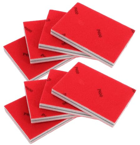 DOITOOL 8stücke Teiliges Körnung Flexibles Schleifpapier Nass Und Trocken Für Autolack Möbel Metall Kunststoff Vielseitig Einsetzbar Für Polieren Und Reparaturen