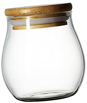 Hemobllo Lata De Té Transparente Bote De Té Contenedor De Almacenamiento De Alimentos Hogar La Cocina Obsequio