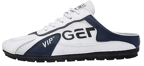Mulas y zuecos para hombre, verano, ligero, transpirable, mulas, de piel y malla, patchwork zueco, verano, zapatos ortopédicos, comodidad, zapatillas abiertas, zapatillas de deporte, zapatillas sin