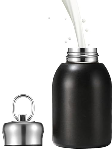 Mini bouteille - Bouteille en acier inoxydable | Gobelet isotherme sous vide - Construction portable à double paroi anti-fuite - Parfait pour le café, le thé, les boissons chaudes et froides
