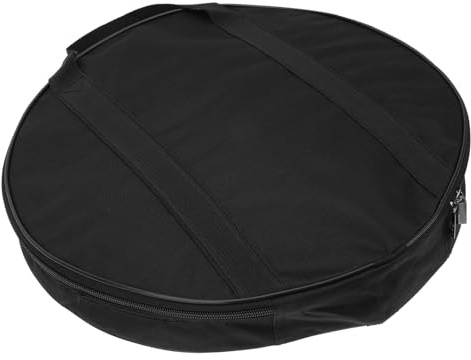 ULTECHNOVO Bolsa para Instrumentos Musicales Diseño Portátil, Funda Protectora para Gong y Platillos, Correa Cómoda para Transporte, Color Negro Resistente