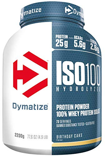 Dymatize ISO 100 Birthday Cake 2,2 kg - Whey Protein Hydrolysat + Isolat Powder
