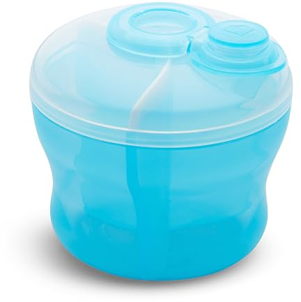 Munchkin Dispensador de fórmula, sin BPA, 3 secciones de 9 onzas, azul