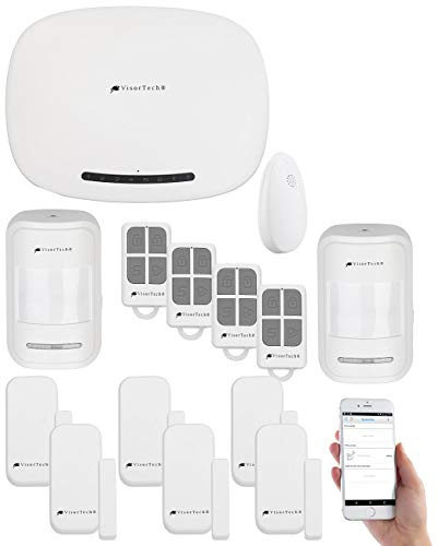 VisorTech 12V Alarmanlage: 14-teilige GSM-Alarmanlage mit App, Funk- & Handynetz-Anbindung (Wohnmobil 12V, Wohnwagen, iPad)