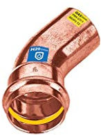 Raccordo Curva 45° Rame 28 Mm A Pressare M/f Frabo