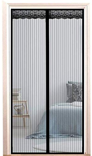 SYC Fliegengitter Tür,fliegengitter balkontür,Insektenschutz Magnet Fliegenvorhang - Kinderleichte Klebemontage Ohne Bohren für Wohnzimmer Balkontür Terrassentür