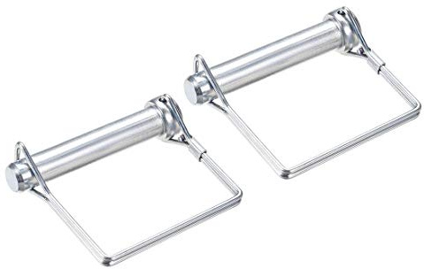 sourcing map Sicherungsstift für Bauernhof-Anhänger, 12 mm x 65 mm, quadratisch, 2 Stück