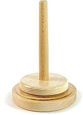 myboshi Wollabwickler Basic, Buche massiv, hochwertiges Metallkugellager, handgefertigt, Made in Germany Buche, Basic