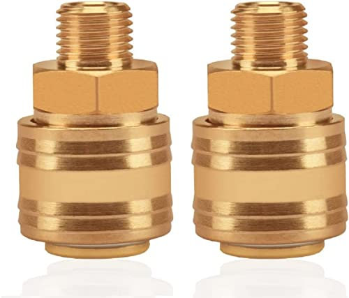 Oumuik compresor de manguera de 1/4BSP,Boquilla compresor aire macho，Compresor Accesorios