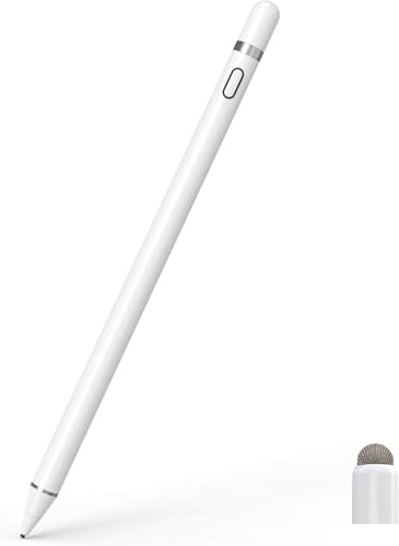 Stylet pour écrans tactiles Apple Pencil, Stylet avec Pointe Compatible avec iPad Pro/iPad 2018 / iPhone/Samsung iOS Tablette