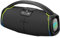 N-Gear NRG 200 Bluetooth Lautsprecher mit Licht und Tragegriff, 200 Watt Musikbox Bluetooth Kabellos, USB oder AUX verbinden mit 2 Handy, bis zu 8 Stunden Musik, Bluetooth Box Outdoor IPX5 wasserdicht