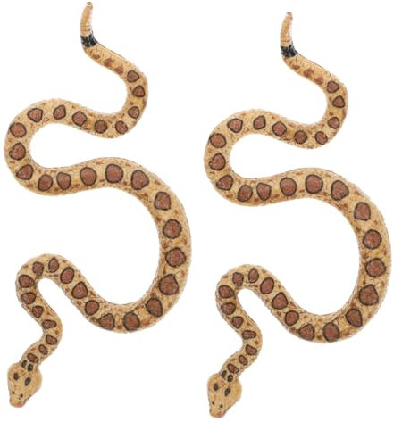 HAWILLOSCH Snake Prop Fine Craftsmanship Realistic Snake Models for Halloween Snake Ornament for Home