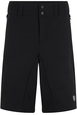 Ziener Herren NEKTOR X-Function Fahrrad-Shorts mit Innenhose - Mountainbike/Outdoor/Freizeit - atmungsaktiv,schnelltrocknend,gepolstert, Black, 52