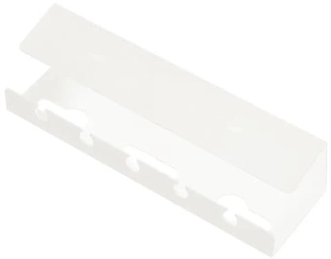 Hburirrty Cable Holder Under The Table, Manage Power Board Wires, Computer Desk Socket Fixing Without Punching, Storage Rack White