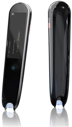 AMRTTWY Bolígrafo lector de escaneo, traductor de voz inteligente, traductor de idiomas en tiempo real, traducción multifunción, para viajes de negocios, viajes al extranjero, bolígrafo de diccionario